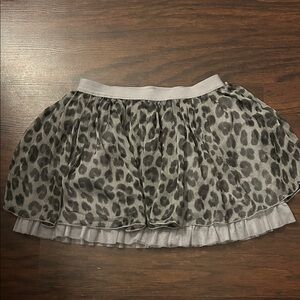 Girl’s Cherokee Leopard Print Tulle Skirt Sz M (7/8)